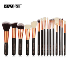 Load image into Gallery viewer, 15pcs Luxurious Makeup Brushes Set