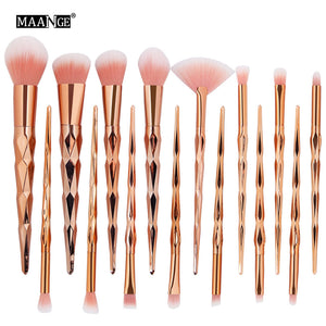 15Pcs *NEW* Makeup Brushes Set