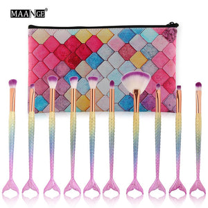 16Pcs *NEW* Makeup Brushes Set