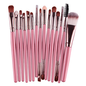 15Pcs Makeup Brushes Set