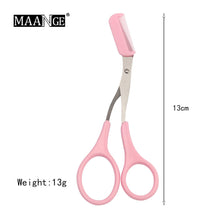 Load image into Gallery viewer, Eyebrow Trimmer Scissors With Comb