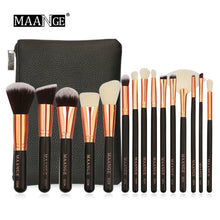 Load image into Gallery viewer, 15pcs Luxurious Makeup Brushes Set