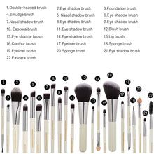 Load image into Gallery viewer, 22Pcs Beauty Makeup Brushes Set