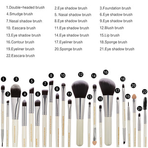 22Pcs Beauty Makeup Brushes Set