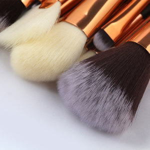 15pcs Luxurious Makeup Brushes Set