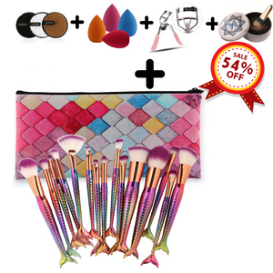 Pack Makeup 16 brushes "MERMAID PRINCESS PACK"